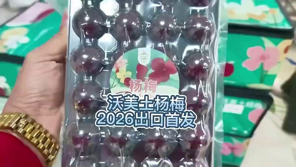 鞭炮一响 黄金万两[庆祝][庆祝][庆祝]
沃美土杨梅 2026出口首发
祝全球