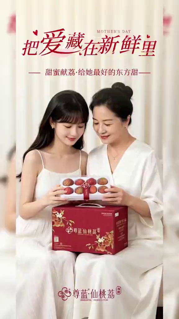🔥母亲节倒计时！「尊蓝·仙桃荔」，一箱一码，整装出发！
仓库火力全开，严选打包，