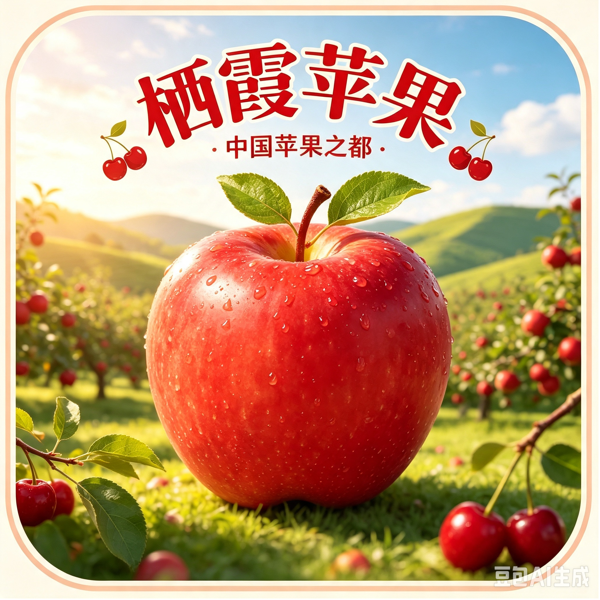 山东烟台栖霞水果产区