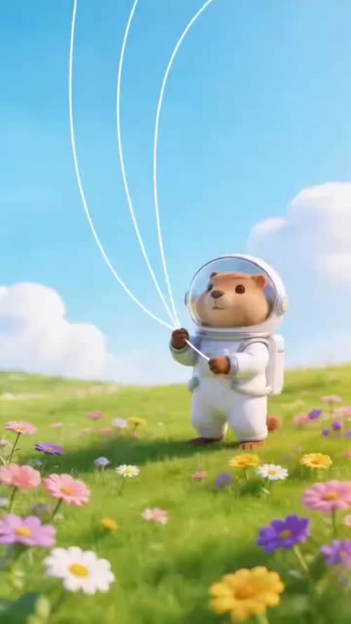 今天休息，杞宝也来放风筝～#风筝 #春天 #生命力 #愿臻黑枸杞 #新疆